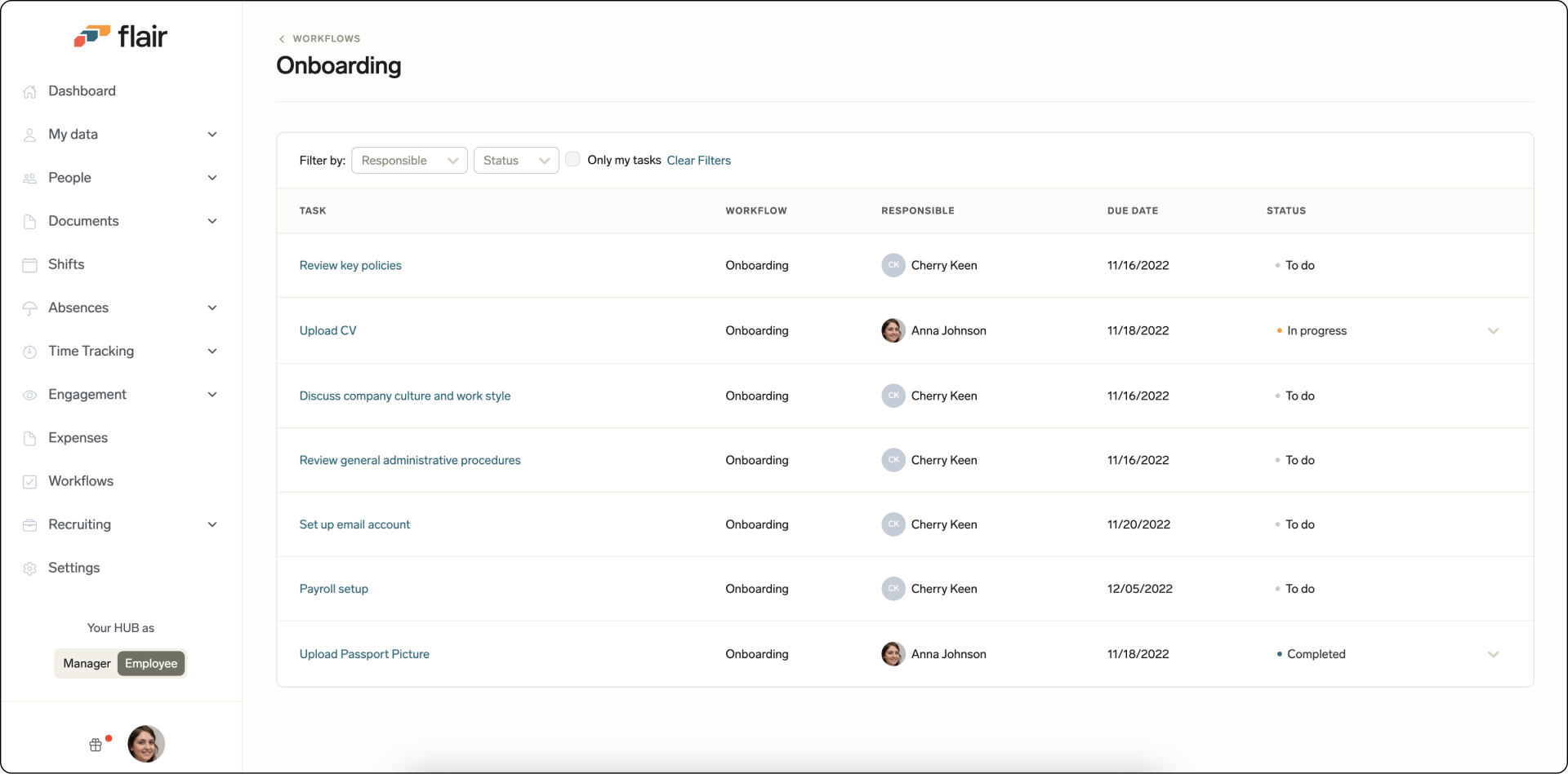 Onboarding Prozess
